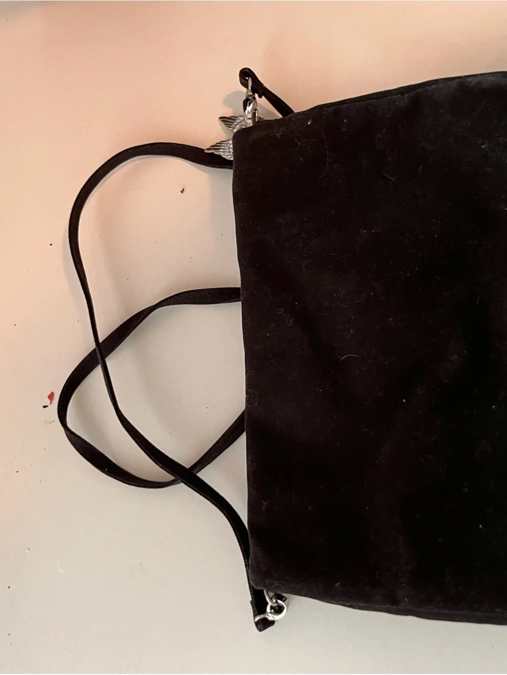 Victoria's Secret Black Iridescent Sequin Crossbody Bag - Picture 3 of 3